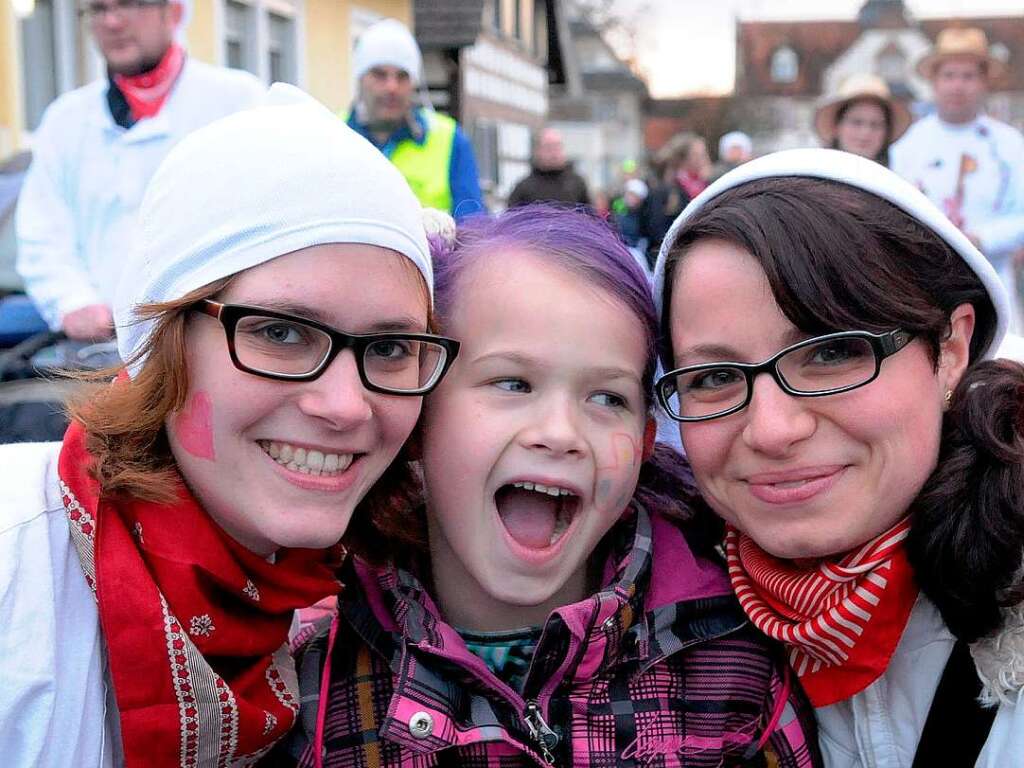 Beim Kinderumzug in Nonnenweier