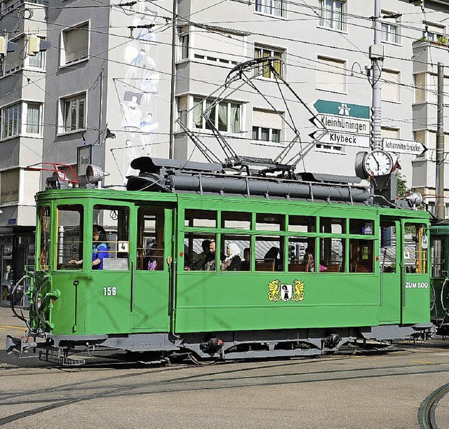 In guter Erinnerung: die historischen Basler Trams   | Foto: Privat