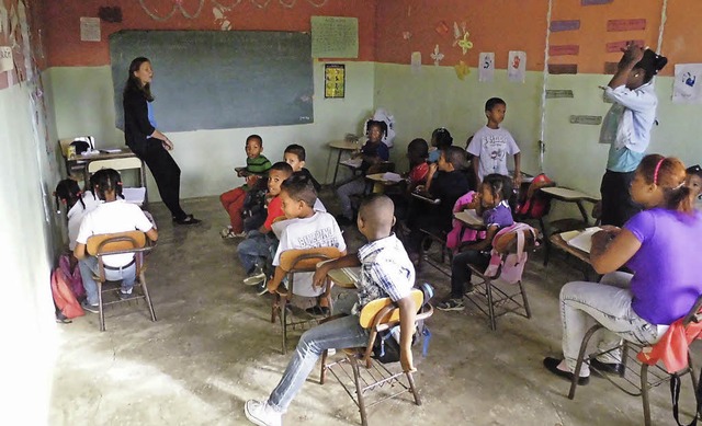 Ein Schulraum in Santo Domingo, in dem... Kalkwerks Merdingen jetzt 2900 Euro.   | Foto: privat