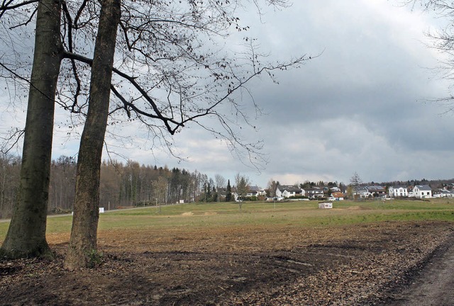 Die Verkufer haben aufgerumt auf dem...Sd. Die Bebauung kann bald beginnen.   | Foto: Albert Greiner