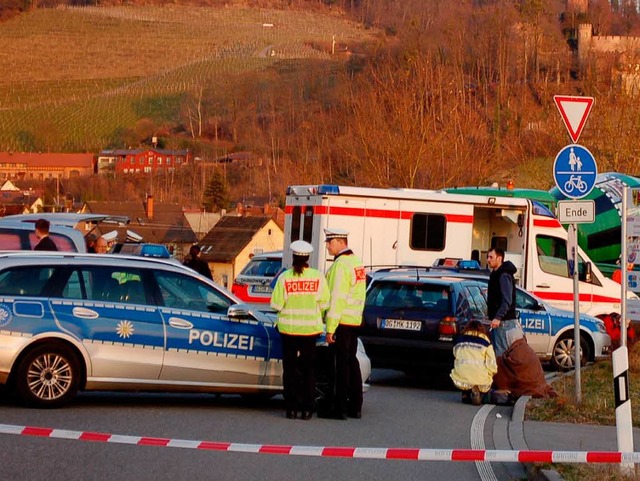 Eingangs des Ortenberger Gewerbegebiets passierte der schwere Unfall.   | Foto: hubert rderer