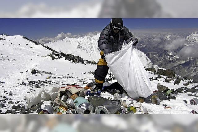 Müllabfuhr vom Everest