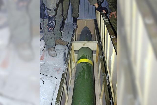 Israel beschlagnahmt Waffen für Gaza