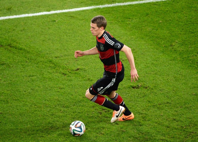 Schrieb mit seinem Kurzeinsatz fr die...chte: Matthias Ginter vom SC Freiburg.  | Foto: dpa