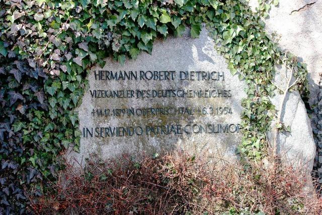 Vizekanzler Hermann Dietrich: 