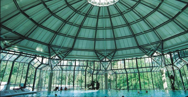 Stahl-Kuppeldach der Cassiopeia-Therme in Badenweiler  | Foto: Privat