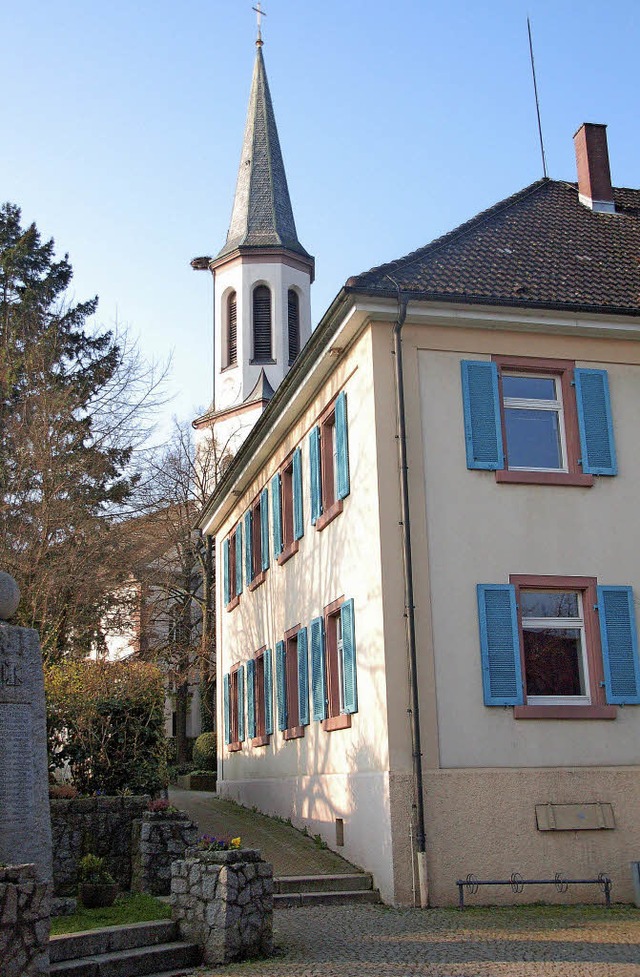 Kirche und Rathaus bleiben im Dorf, do...desregierung in Stuttgart, dann nicht.  | Foto: Frank Kiefer