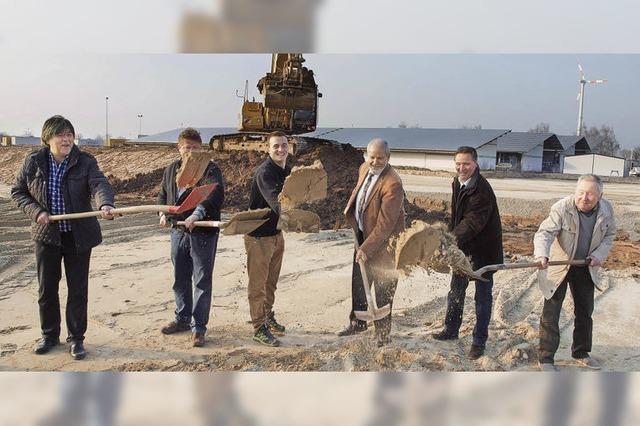 Baubeginn fr neues Erdenwerk