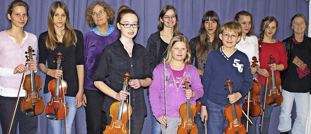 Gutes Vorspiel: die Klasse von Karin K... von der Musikschule Markgrflerland    | Foto: Musikschule