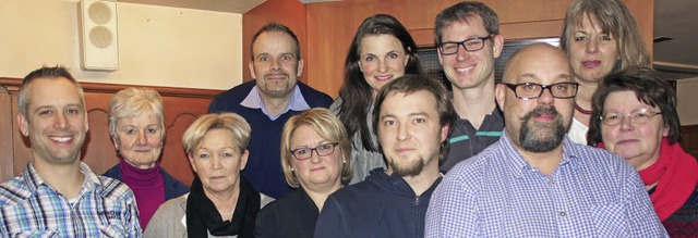 Die Kandidaten der Freien Whlerverein...von links). Es fehlt: Christian Wck.   | Foto: Verena Wehrle