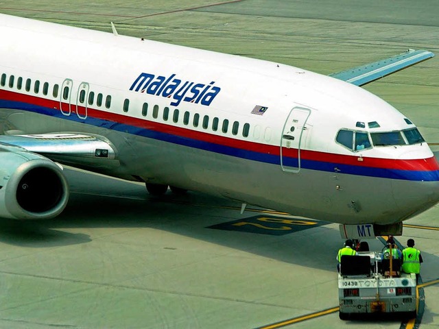 Eine Maschine der Malaysia Airlines is... dem Weg von Kuala Lumpur nach Peking.  | Foto: dpa
