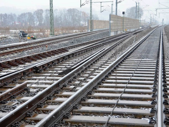 Um den Ausbau der Rheintalbahn gibt es Streit.  | Foto: Andrea Drescher
