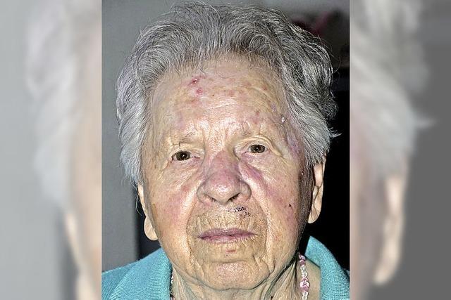 Josefa Zimmermann ist 95 Jahre alt