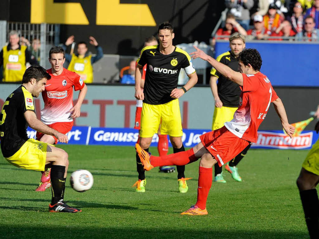 Schnelles Spiel auf Augenhhe: Freiburg gegen Dortmund