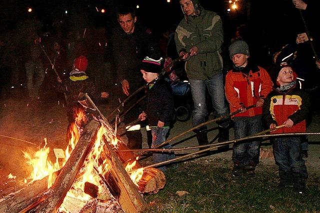 Mit 50 Fackeln auf den Katzenberg