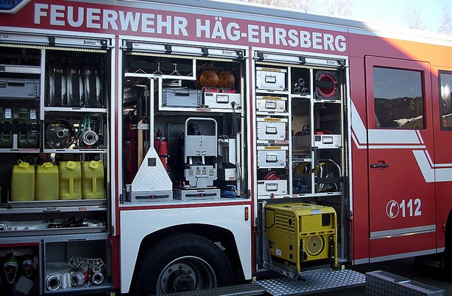 Hg-Ehrsberg freut sich ber das  neue Feuerwehrfahrzeug.   | Foto: Rmmele