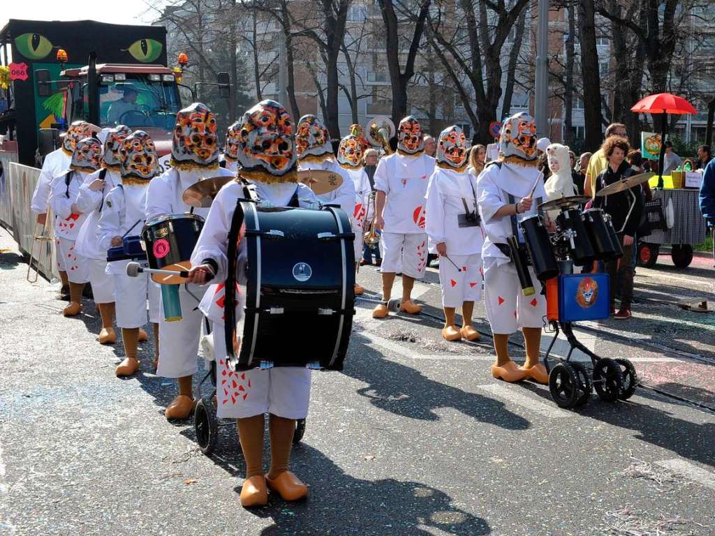 Impressionen vom Cortge, dem Basler Fasnachtsumzug