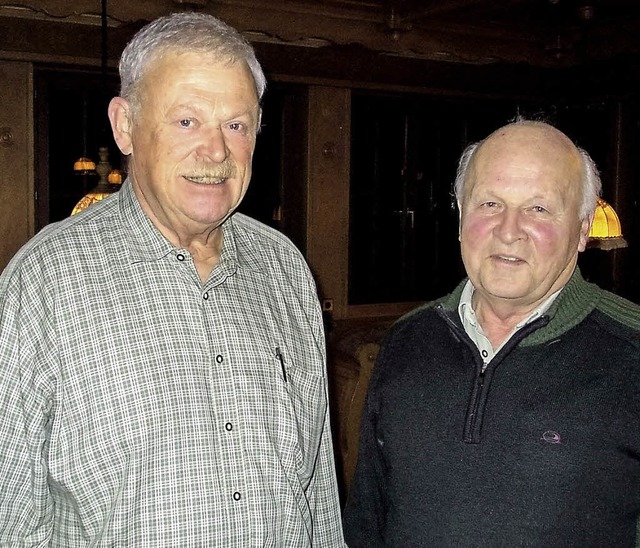 Nur gemeinsam kann die Wildschweinplag...inzy und Hermann Braun  (v.l.) einig.   | Foto: Norbert Kriegl