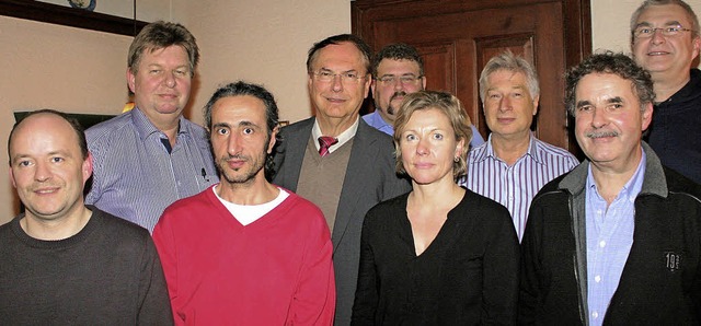 Der aktuelle Vorstand des Gewerbeverei...Andreas Billich und Hans-Joachim Meier  | Foto: cremer
