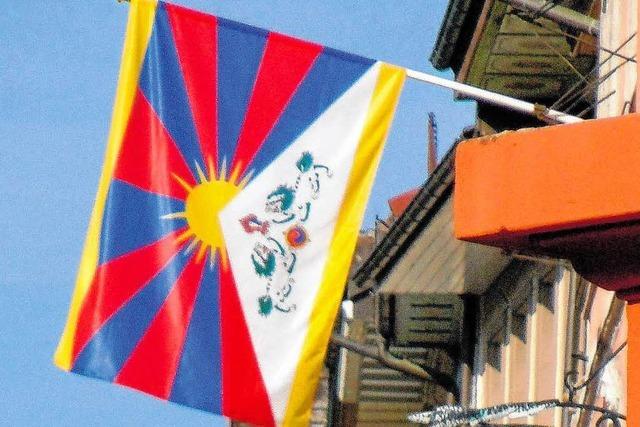 Tibet-Fahne in Waldshut ärgert chinesische Botschaft