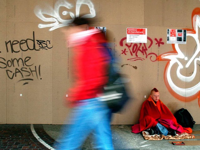 Junge Wohnsitzlose brauchen vor allem Ermutigung und Betreuung.   | Foto: Ingo Schneider