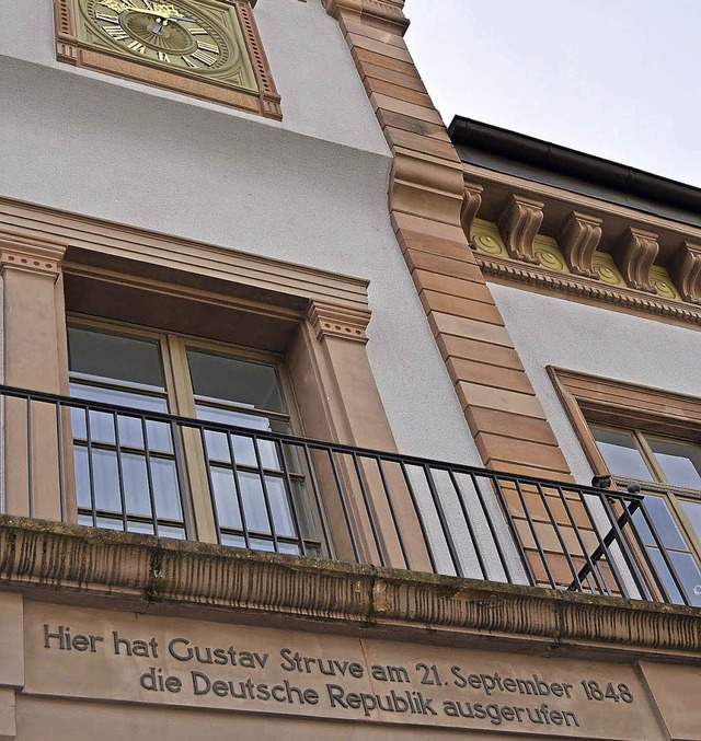 Das Alte Rathaus, Ort historischer Eri...ndern am Fenster des Vorgngerhauses.   | Foto: N. Trenz