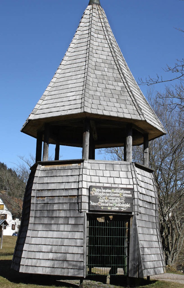 Der Hochkopfturm im Neuen Kurpark beko...n &#8222;Aktives Todtmoos&#8220; dazu.  | Foto: bhm