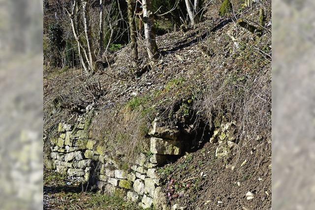 Mauer in Lembach steht auf wackligen Beinen