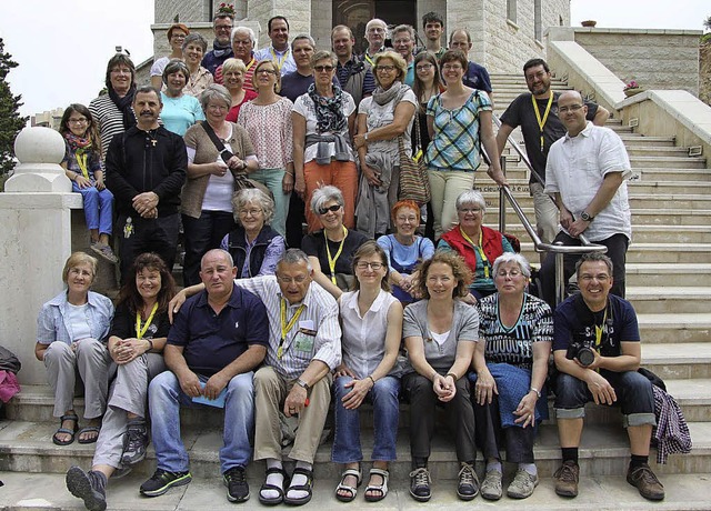 Die Pilgerinnen und Pilger aus Hohberg reisten durch Israel.   | Foto: Privat