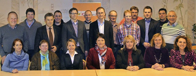 Mit 22 Kandidaten geht die CDU in Lff...r-Hauser, Elke Moser, Petra Titschler.  | Foto: M. Wunderle