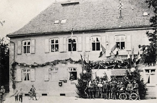 Das Gasthaus &#8222;Salmen&#8220; war ...emeinderates bevor es ein Rathaus gab.  | Foto: Privat