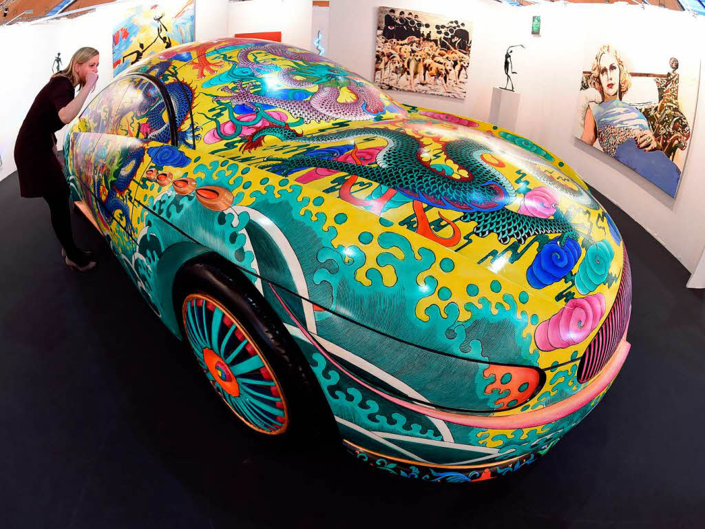 "Porcelain Car II" des chinesischen Knstlers Ma Jun