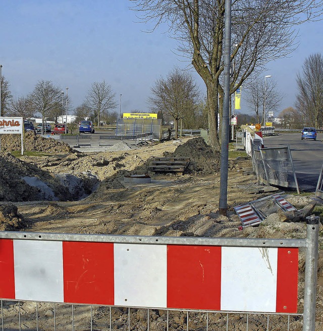 Ein Fuweg soll  im Zuge der Bauarbeit...um Ortseingang Mahlberg gebaut werden.  | Foto: heidi fssel