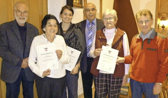 Ehrungen beim Schwarzwaldverein: (von ... Knigsberger und Walter Knigsberger   | Foto: verein