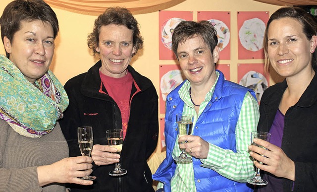 Vorstandsfrauen  aus 25 Jahre trafen s...th, Christine Berchtold und Inga Wais   | Foto: Rita Freidl