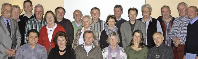 Die Kandidaten: (von links, hintere Re...ena Snger, Anja Snger, Mario Snger   | Foto: Privat