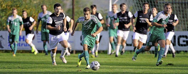 Und einer vorneweg: Der FC Freiburg-St...ertitel der Konkurrenz leicht voraus.   | Foto: Keller