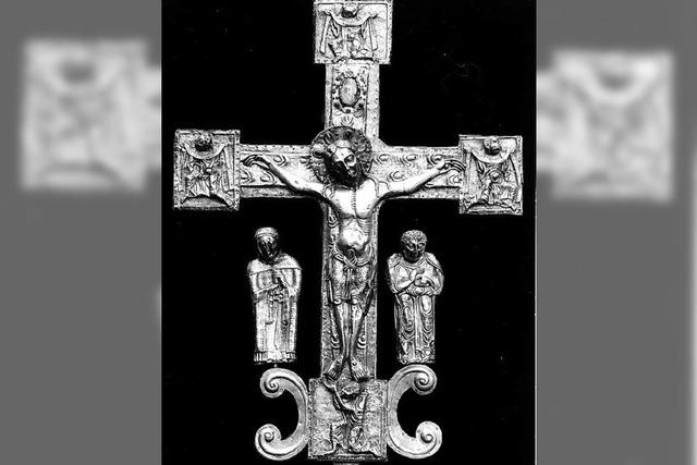 Niello-Kreuz von St. Trudpert aus dem 12. Jahrhundert wird vorgestellt