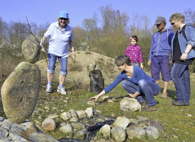 Die naturverbundenen Knstler scheuten nicht den steinigen Weg zum Erfolg.  | Foto: Michael Bamberger