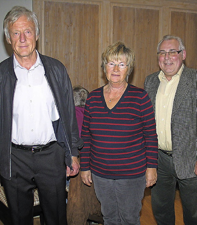 Ehrungen beim Schwarzwaldverein Riegel...d Vorsitzender Martin Burkard. </Text>  | Foto: Helmut Hassler