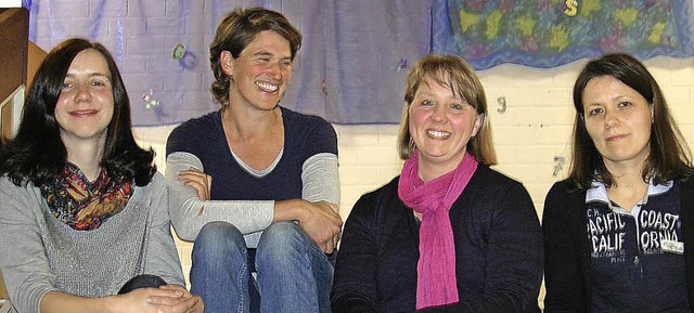 Vorstandsquartett: Susan Maier (zweite...rwalterin Stefanie Kaiser (von links)   | Foto:   Rmmele