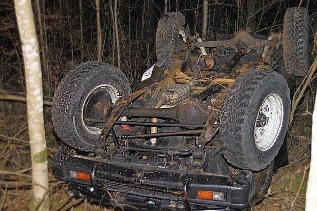 Nach Unfall ins Krankenhaus