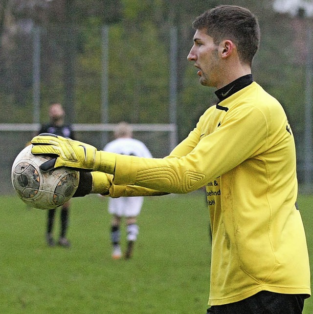 FSV-Torwart Maik Werner  war nicht zu beneiden.   | Foto: Archiv: Alexandra Buss