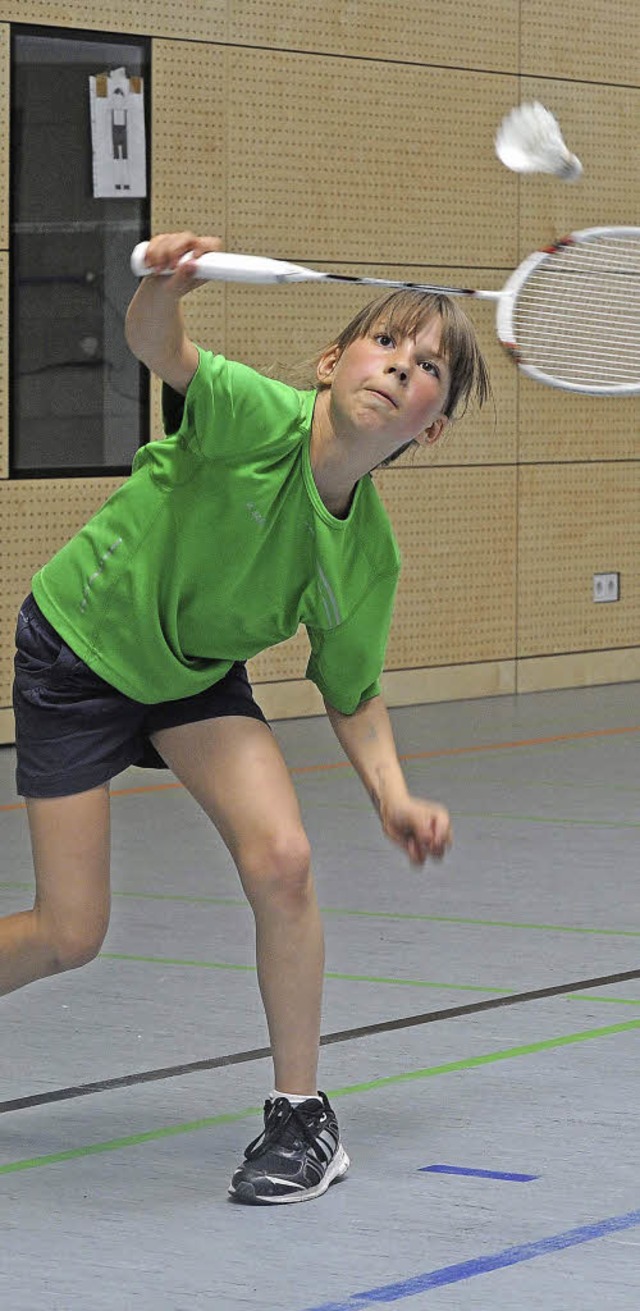 Siegte in Konstanz im Einzel und im Do...adeleine Singer von der TSG Schopfheim  | Foto: MS