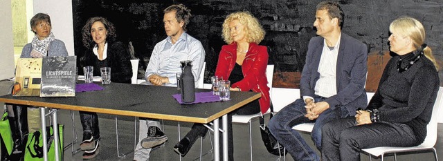 Bei der Pressekonferenz wird die zehnt...e Pressesprecherin Ute Bauermeister.    | Foto: Horst Fischer