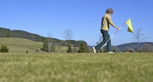 Der Golfplatz in Titisee soll umgestal...danach sind drei Loch mehr zu spielen.  | Foto: Sebastian Wolfrum