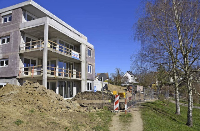 Baustelle bei der Alten Vogtei in Rtt...fr deutliche Verbesserungen gesorgt.   | Foto: Felix Held