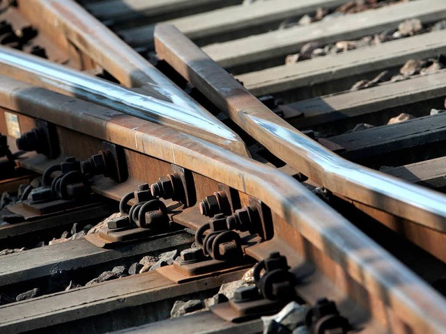 Im Bahnhof SBB werden sechs Weichen ausgetauscht.  | Foto: dpa