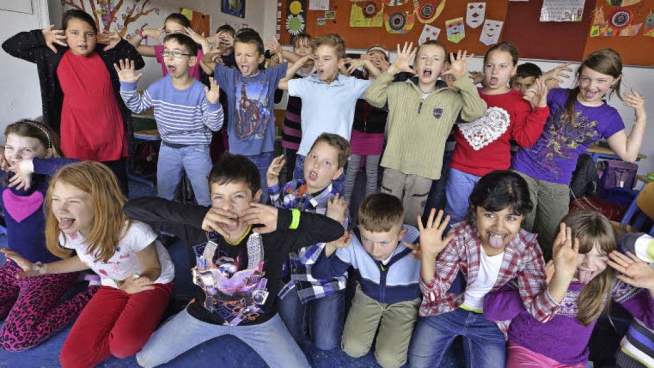 Wenn aus Kindern Graugnome werden: Pro...Räubertochter&#8220; in der Klasse 3c.  | Foto: Michael Bamberger