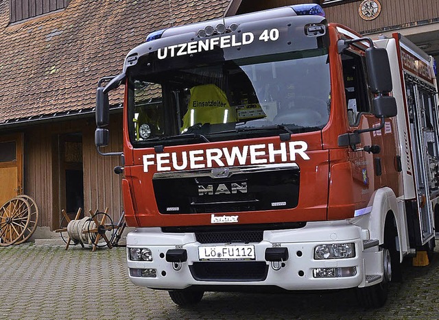 Das neue Feuerwehrfahrzeug der Feuerwehr Utzenfeld  | Foto: ZVG